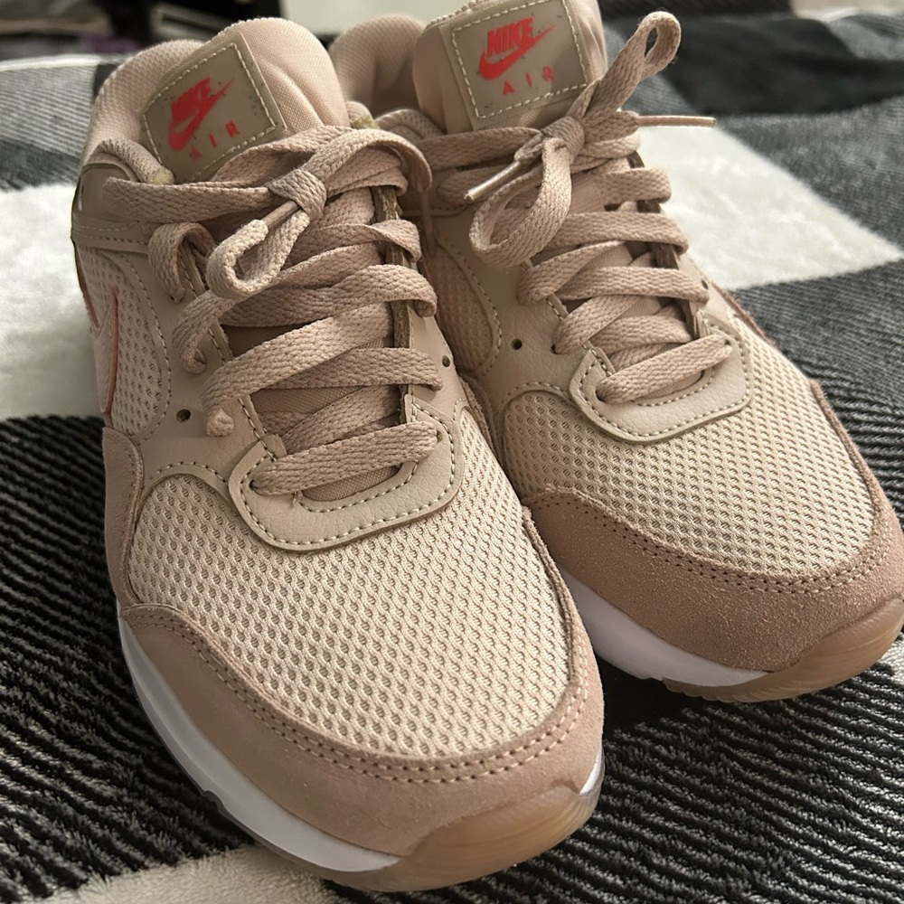 Nike Air Tan and Cream Sneakers